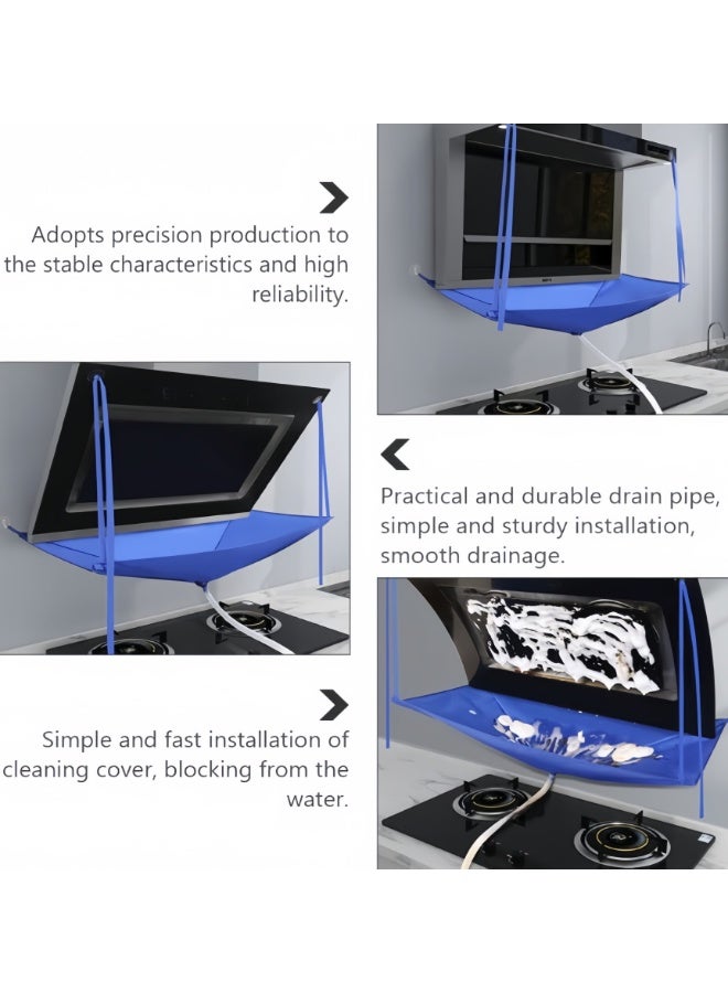 Range Hood Cleaning Bag, Waterproof Kitchen Cover, Oil Smoke Hood Service Protector Suitable for Household Kitchen Cleaning - Image 5